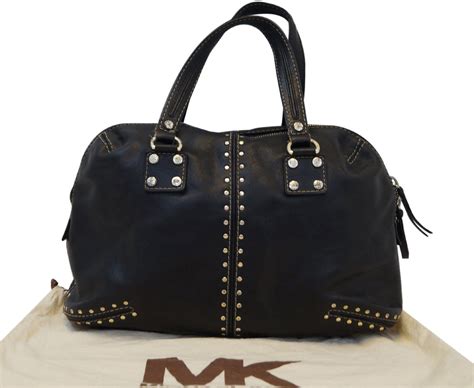 black studded michael kors backpack|michael kors astor studded handbag.